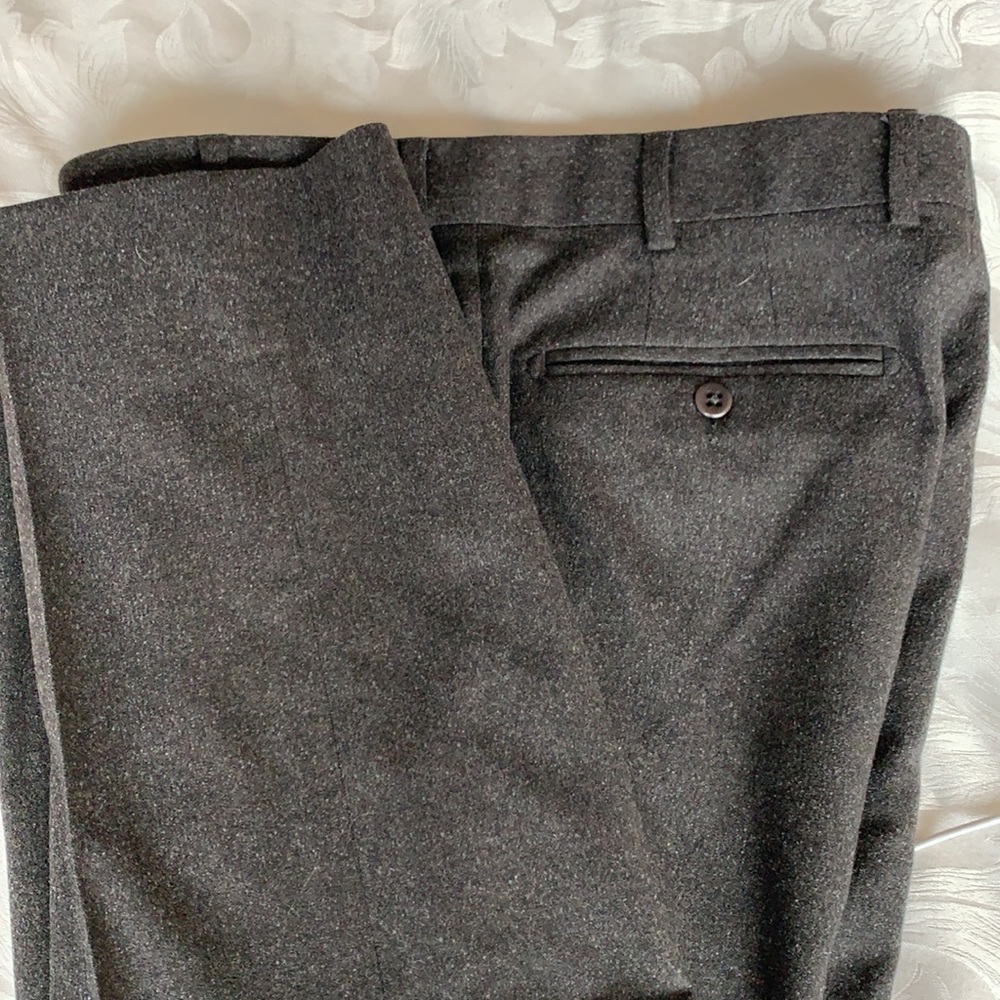 Zanella gray wool pants size 32,altered fit like31